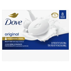 Dove Beauty White Moisturizing Beauty Bar Soap - 1 of 4