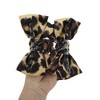 Unique Bargains Elegant Leopard Print Fashion Bow Hair Clips Yellow Brown 1 Pc - 4 of 4