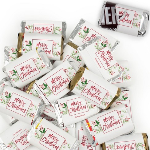 Just Candy 118 pcs Christmas Candy Hershey's Chocolate Mix (1.75