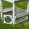 Dexmalle Outdoor Wooden Playhouse with bench and door - 4 of 4