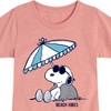 Girls' - Peanuts - Chill Beach Vibes Fitted Short Sleeve Graphic T-Shirt - 2 of 4