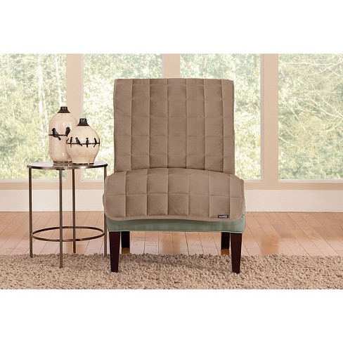 Stretch Pique Short Dining Room Chair Slipcover - Sure Fit : Target