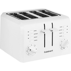 Cuisinart CPT-142FR Plastic 4 Slices Toaster White - Certified Refurbished - 1 of 4