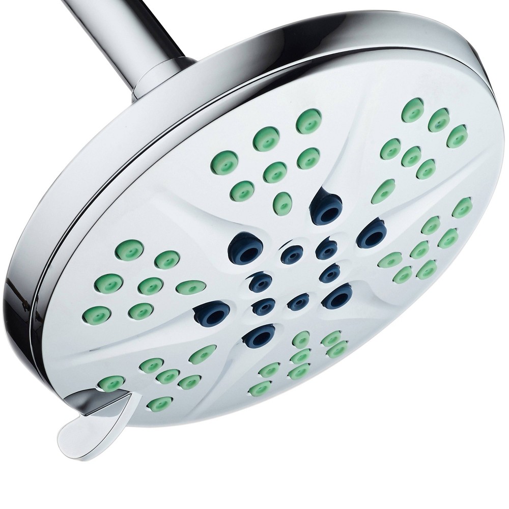 Photos - Shower System 6" Six Setting High Pressure Ultra Luxury Rainfall Shower Head - Hotelspa