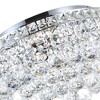 CWI Lighting Luminous 5 Light Flush Mount With Chrome Finish - 3 of 4