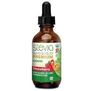 Stevia Sweet & Natural Strawberry by Stevia International  -  1 oz Liquid - 1 of 1
