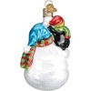 Old World Christmas Glass Blown Ornament for Christmas Tree, Snowman with Penguin Pal - 4 of 4