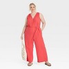 Women's Gauzy Tie-Waist Jumpsuit - Universal Thread™ - 3 of 3