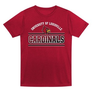 NCAA Louisville Cardinals Boys' Short Sleeve Poly T-Shirt - 1 of 1