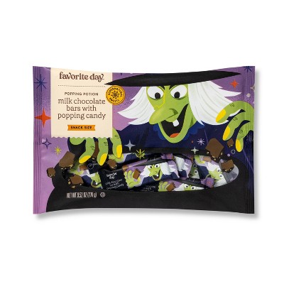 Halloween Milk Chocolate Bars with Popping Candy - 9.52oz - Favorite Day™