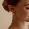 Dangle Earrings for Women 14K Gold Plated Dangly Dangling Earrings Dainty Trendy Drop Hypoallergenic Square - 4 of 4