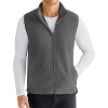 COOFANDY Men's Polar Fleece Vest Lightweight Sleeveless Zip Up Jacket Casual Outerwear Outdoor Golf Vests - 4 of 4