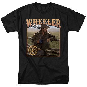 Yellowstone Coffee With Rip Wheeler Adult T-Shirt Black - 1 of 4