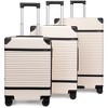 ELLE Luggage Checked Belleville 3pc Expandable Retro Spinner Hardside Suitcase Set - 2 of 4