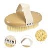 Unique Bargains Jute Shower Bath Brush 5.12"x2.56" Yellow 1 Pc - 3 of 4