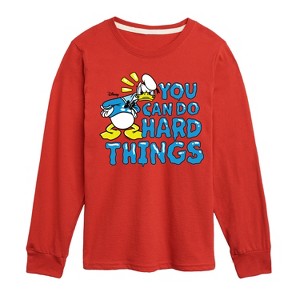 Boys' - Disney - You Can Do Hard Things Long Sleeve Graphic T-Shirt - 1 of 4