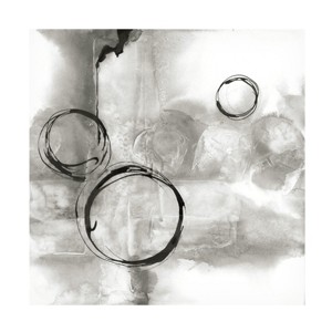 Trademark Fine Art -Chris Paschke 'Full Circle I Gray' Canvas Art - 1 of 4