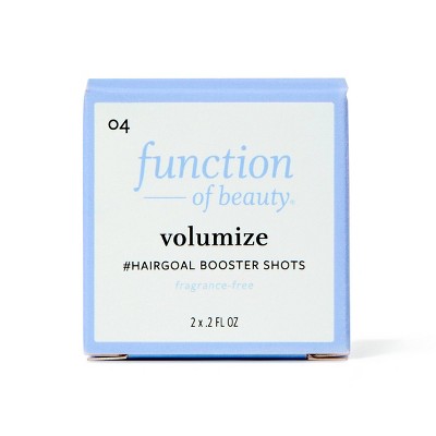 Function of Beauty Volumize #HairGoal Add-In Booster Treatment Shots with Amaranth Seed Extract - 2pk/0.2 fl oz