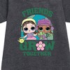 Girls' - LOL Surprise! - Friends Grow Together Graphic Short Sleeve Fleece Dress - 2 of 3