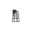 Yosemite Home Décor 1 Light Exterior in Black & Gold Finish with Clear Seeded Glass - 2 of 4