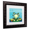 Trademark Fine Art Sylvia Masek Frog's Lunch Matted Framed Art - 3 of 4