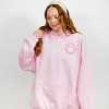 S.W.Smiley I'll Just Be Happy Colorful Front and Back Design - Womens Hoodie - 2 of 2