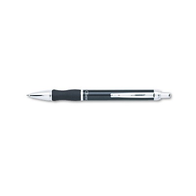 Pentel Client Retractable Ballpoint Pen 1mm Black/Chrome Accents Barrel Black Ink BK910AA