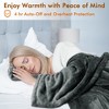 Tirrinia Heated Blanket, Wearable Electric Blanket, Plush Fleece Heating Blanket, Electric Throw Blanket for 5 Heating Levels, Winter Gifts - 3 of 4