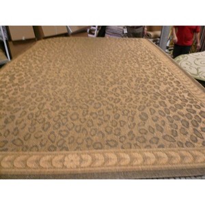 Courtyard Cheetah CY6100 UV & Stain Resistant Non-Shedding Power Loomed Indoor/Outdoor Rugs - Safavieh - 1 of 4