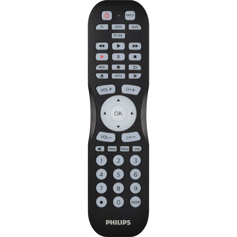Philips 4-Device Bluetooth Universal Remote Control - Black, 1 of 8