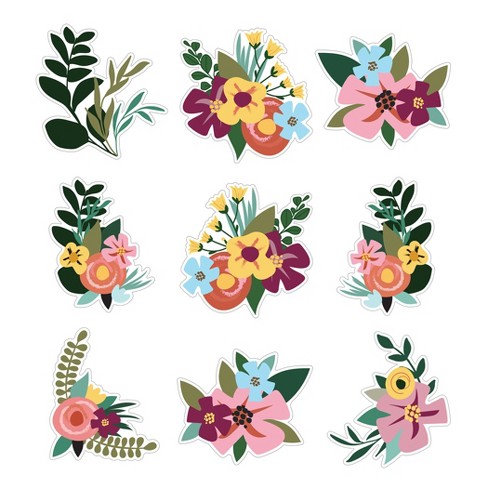 Grow Together Flowers Cut-Outs By Carson Dellosa