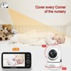 HelloBaby 5" 720P HD Video Baby Monitor with Remote Pan-Tilt-Zoon (HB6589L) - White - 3 of 4