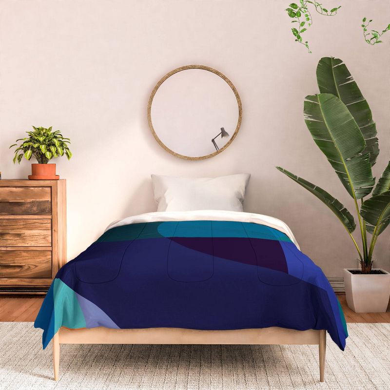 By Brije Coastal Nights Polyester Comforter Set - Deny Designs, 4 of 9