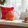 Christmas Gingerbread House Throw Pillow - Wondershop™ - 2 of 4