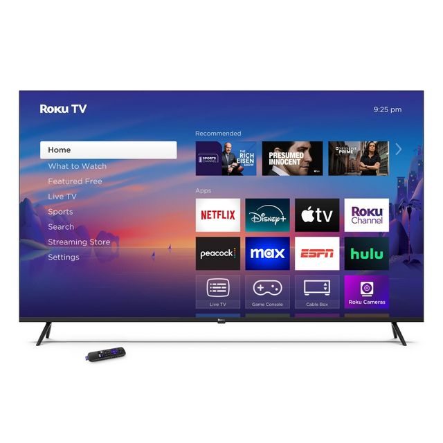 Roku 65" Select Series 4K HDR Smart Roku TV with Roku TV Remote: LED, Wi-Fi, HDMI