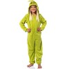 Seven Times Six Dr. Seuss GRINCH Who Stole Christmas Hooded Costume Pajama Union Suit Green - 2 of 4