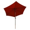 9 75 X 9 75 Round Crank Patio Umbrella Rust Target