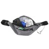 Unique Bargains Crossbody Fanny Pack with 4 Pockets Gray 1 Pc - 3 of 4