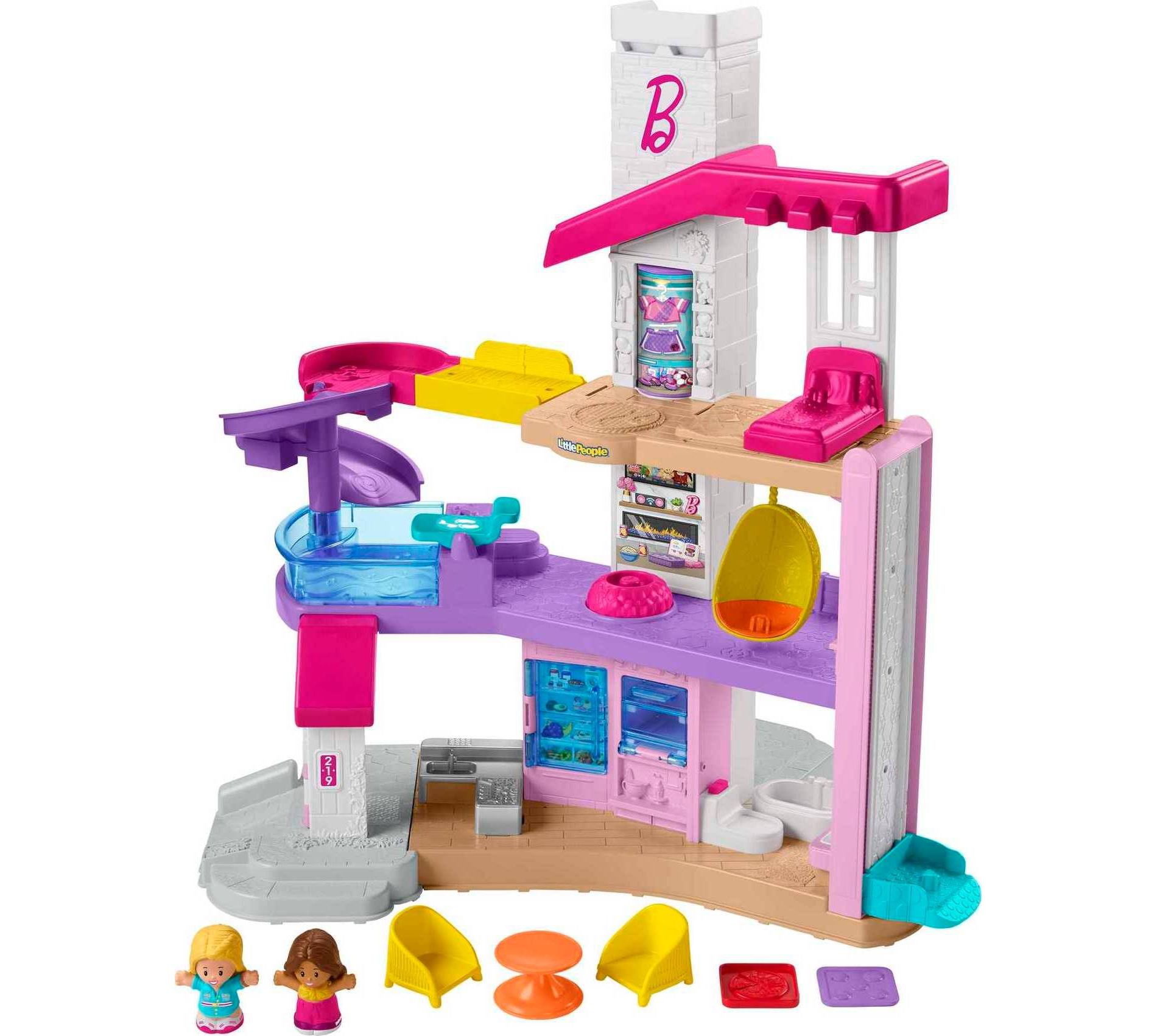 Fisher-Price Little People Barbie Little Dreamhouse Interactive Playset