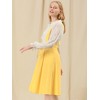 INSPIRE CHIC Women's High Waist Overall Corset Skater Suspender Dresses - 4 of 4