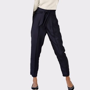 Women's Tie Front High Waisted Pants - LASCANA - 1 of 4