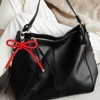 Unique Bargains PU Leather Bag Phone Charm Hanging Accessories Bow Keychains 4 Pcs - 4 of 4