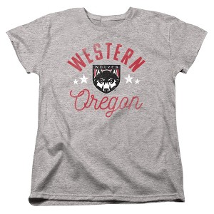 Women's Western Oregon University Wolves T-Shirt - 1 of 4