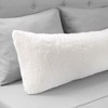 Hastings Home Soft Body Pillow Cover with Zipper, Fits Pillows Up To 51 Inches - 2 of 4