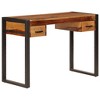 Desk Brown Solid Acacia wood, Powder-coated steel Medium Desk - 4 of 4