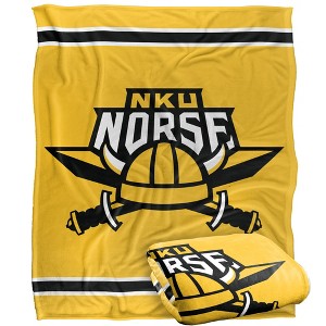 Northern Kentucky University Primary Logo Stripes Silky 50x60 Blanket, 1 Sided 50x60 - 1 of 4