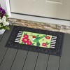 Evergreen Spring Hummingbird Sassafras Indoor Outdoor Switch Doormat 1'10"x10" Multicolored - 4 of 4