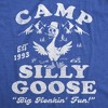 Womens Funny T Shirts Camp Silly Goose Sarcastic Nature Graphic Novelty Tee for Ladies - Crazy Dog Women's T Shirt For Campers - 2 of 4