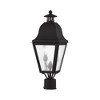 Livex Lighting Amwell 2 - Light Post Light in  Black - 2 of 4