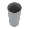 (18 pack) Gray Round Plastic Tumbler, 26-Ounce - 3 of 4
